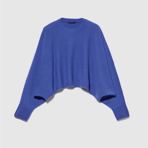 Sisley Crop Batwing Sweater XS - Picture 6 of 6